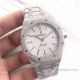 Newest Audemars Piguet Royal Oak Replica Watch Frosted White Gold and White Face (2)_th.jpg